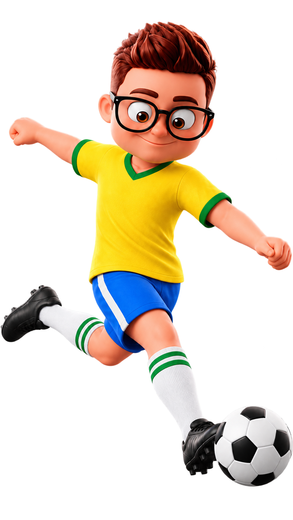 Bil jogando futebol na Expo Contábil